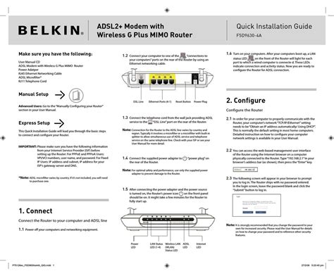 belkin wirless internet help pdf manual